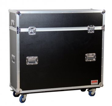 ATA WOOD FLIGHT CASE W/ ELECTRIC LCD LIFT & CASTERS; FITS LCD & PLASMA SCREENS UP TO 55"